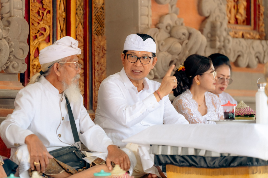 Bupati Adi Arnawa hadiri Karya Pitra Yadnya, Atma Wedana Desa Adat Petang
